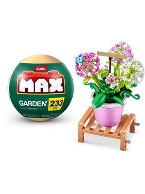 Zuru Max Garden Potted Flowers Collection Building Brick Capsule- 233 Pieces HYD